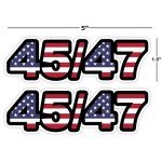 2 Pack Trump Bumper Stickers | 5" Vinyl Decals