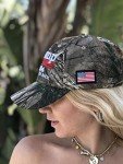 USA Trump 2024 Take America Back Camo Cap