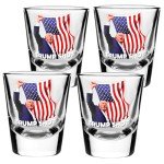 KIIDAS 4-Pack Trump Shot Glasses – Limited Edition