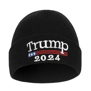 MAGA Beanie Hat - Trump 2024 Knit Cap