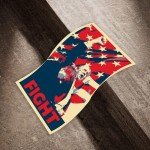 Donald Trump 2024 Fight Poster Canvas Wall Art