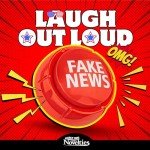 Funny Trump Fake News Button for Office Fun
