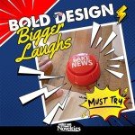Funny Trump Fake News Button for Office Fun