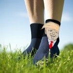 Funny Trump Socks with Hair - 2024 Gift