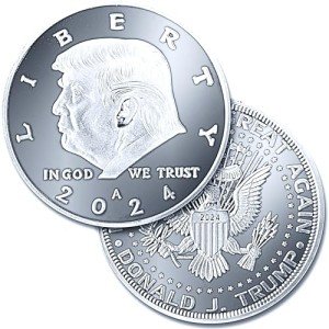 Mint Donald Trump Silver Coin 2024 with Certificate