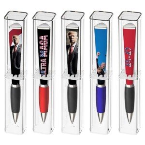 Donald Trump 5-Pack USA Flag Ballpoint Pens