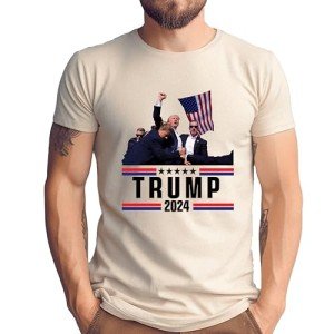 Trump 2024 Never Surrender Shooting T-Shirt