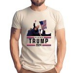 Trump 2024 Never Surrender Shooting T-Shirt