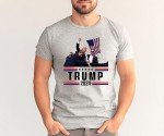 Trump 2024 Never Surrender Shooting T-Shirt