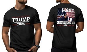 Never Surrender Trump Fist Pump T-Shirt