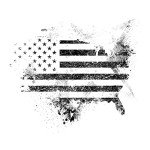 Grunt Style American Acid Tee - White, XL