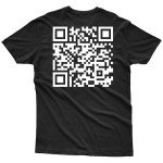 Funny Trump Dance QR Code T-Shirt - Black