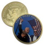 Aizics 2024 Trump Fight Election Coin