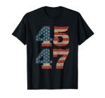 Trump 2024 Vintage American Flag T-Shirt