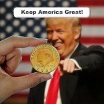 2025 Gold-Plated Donald Trump Collectible Coin Set