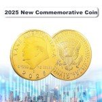 2025 Gold-Plated Donald Trump Collectible Coin Set