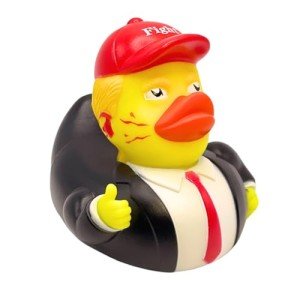 Funny Donald Trump Squeaky Rubber Duck Toy