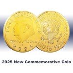 2025 Gold-Plated Donald Trump Collectible Coin Set