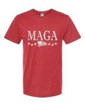 Large Red America First Trump Deluxe T-Shirt