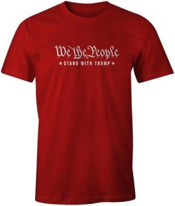 We The People Trump 2024 Cotton T-Shirt - Red