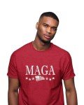 Large Red America First Trump Deluxe T-Shirt