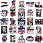 Trump 2024 Hat, Donald Trump Shoes Lace Tag, 50 Pack Trump 2024 Stickers, Trump Bobblehead 2024 Merchandise Donald Trump Sign, The Cult of President Trump MAGA Flag Shirt Socks
