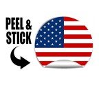 Red Oval MAGA Sticker (Make America Great Again, Republican Donald Trump Slogan Vinyl for Cars, Trucks, Laptops, and Coolers (3 x 5 inch)