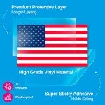Red Oval MAGA Sticker (Make America Great Again, Republican Donald Trump Slogan Vinyl for Cars, Trucks, Laptops, and Coolers (3 x 5 inch)