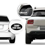 Simple RED: Make America Great Again Bumper Sticker (Donald Trump JD Vance 2024 Patriot MAGA Vinyl Decal for car Truck or Laptop 3 x 8 inch)