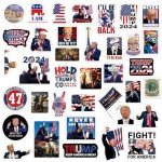 SigyoJeom 160PCS Trump Stickers 2024 Donald Trump Stickers for Adults Water Bottles Laptop Phone Case Trump Decals Merchandise Stuff MAGA Funny Vinyl Sticker Bulk