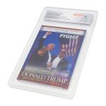 Trump Mugshot Collector Trading Card Graded Gem Mint 10 - Trump Collectibles Trump Gifts Trump 2024 Perfect Patriotic & Political Donald Trump Gifts for Trump Supporters (Donald Trump Fight)