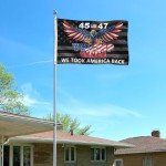 Trump 45th 47th President Flag Trump Vance Won Took America Back Flag for Yard Bedroom Garden Car Outdoor Decor with 2 Brass Grommets.3x5 Feet.