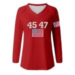 Trump Shirt Women Women for Trump Shirt MAGA Shirts Trump 2024 Women Trump Girl Sweatshirt Trump Sweaters for Women Trump Shot Shirt Trump Elon Shirt Christmas Pajamas for Family