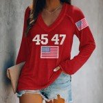 Trump Shirt Women Women for Trump Shirt MAGA Shirts Trump 2024 Women Trump Girl Sweatshirt Trump Sweaters for Women Trump Shot Shirt Trump Elon Shirt Christmas Pajamas for Family