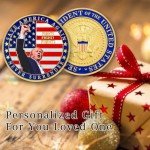 Donald Trump Challenge Coin, President Donald Trump Coin 2024 Collection, Never Surrender-Save America Again Challenge Coin, Limited Edition Collectible Presidential Memorabilia