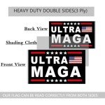 Lixure Ultra MAGA Flag 3 x 5 FT, Double Sided 90 x 150 cm, Heavy Duty 3Ply 210D Polyester for Outdoor, Vivid Color and Fade Proof, Durable, with 2 Brass Grommets
