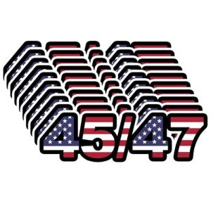 10 Pack Trump 45 47 2024 President Victory Bumper Car Decals Stickers Trump Merchandise Waterproof Anti-Fade Trump Stickers Make America Great Again MAGA