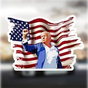Trump Stickers (Large 5.6inch), Trump Decal, Trump Bumper Stickers, Trump Stickers for Cars, Donald Trump Stickers, Trump Decals for Vehicles, Trump Sticker Funny, MAGA Stickers Trump 2024