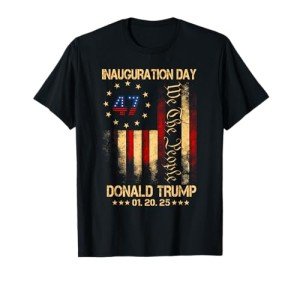 President Donald Trump Inauguration Day 2025 Memorabilia T-Shirt