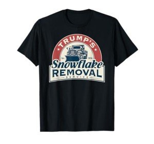 Trump's Snowflake Removal Service Funny Trump 2024 T-Shirt