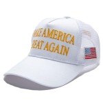 Hiwelove Trump Hat MAGA Hats Trump 2024 45-47 Make America Great Again Slogan with USA Flag Adjustable Baseball Cap Mesh-Back Cap