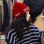 MAGA Beanie,Make America Great Again Hat ，MAGA Hat ，Trump Beanie Trump 2024 Hat Ski Winter Knit Hats for Men Women