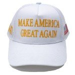 Hiwelove Trump Hat MAGA Hats Trump 2024 45-47 Make America Great Again Slogan with USA Flag Adjustable Baseball Cap Mesh-Back Cap