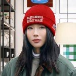 MAGA Beanie,Make America Great Again Hat ，MAGA Hat ，Trump Beanie Trump 2024 Hat Ski Winter Knit Hats for Men Women