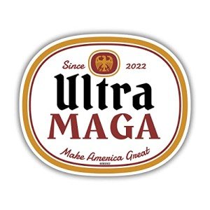 Ultra MAGA Sticker Decal Joe Biden Donald Trump Make America Great Again Republican Conservative 4" Laptop Indoor Outdoor Vinyl