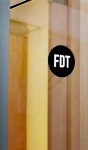 4 FDT Stickers 2.5" Fuck Donald Trump Sticker Round Anti Trump