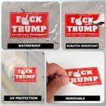 ASUNO Anti-Trump 2024 Sticker I Don't Know Who Brandon is Bumper Decal Vinyl Self-Adhesive Label 2” x 3” for Car Window Truck Auto Wall Laptop Red 300 PCS
