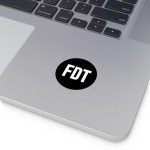 4 FDT Stickers 2.5" Fuck Donald Trump Sticker Round Anti Trump