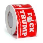 ASUNO Anti-Trump 2024 Sticker I Don't Know Who Brandon is Bumper Decal Vinyl Self-Adhesive Label 2” x 3” for Car Window Truck Auto Wall Laptop Red 300 PCS
