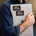 YINENA 100Pcs Fuck Trump and I Don't Know Who Brandon is Stickers Anti Trump Stickers and Decal for Car Motorcycles Helmets Laptop Window Waterproof Decor 2x3 Inch